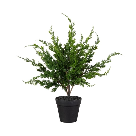 20in. Artificial Real Touch Winter Mini Cypress Real Tree