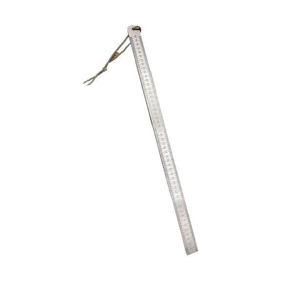 20in Stainless Straight Ruler with Scale, Thickened for Car Mount & Accurate MM/Inch Measuring