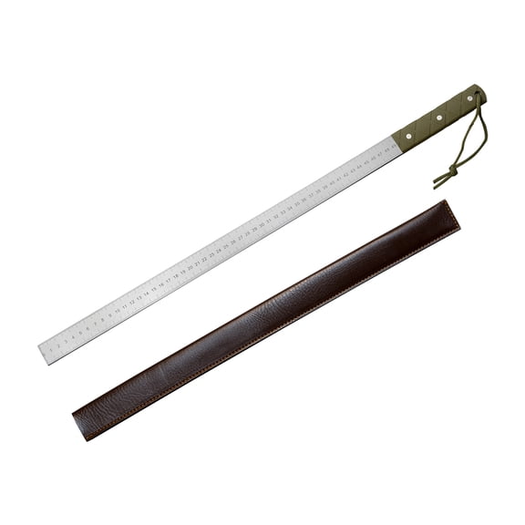 20in Stainless Straight Ruler with Scale, Thickened for Car Mount & Accurate MM/Inch Measuring