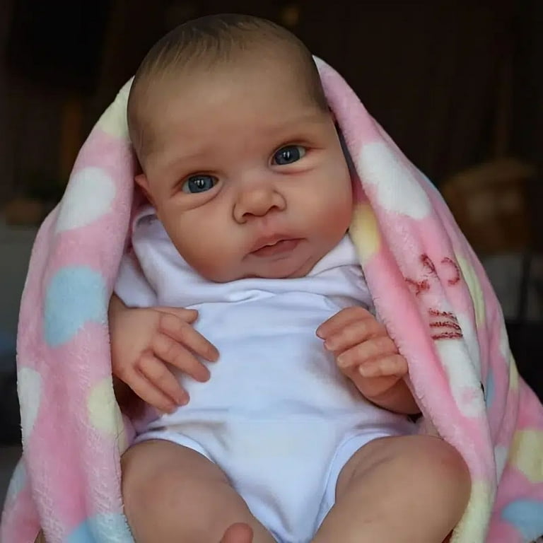 Reborn doll cheap painted hair