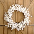 thumbnail image 1 of Idyllic Decorative Artificial Forsythia Flower Silk Leaves Nature & Floral Spring Summer Fall Wreaths, White, 1, 1 of 5
