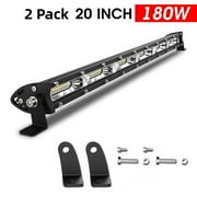 LITAMPO 20 in 180W LED Spot Light Bar fits ATV Off-Road SUV Truck