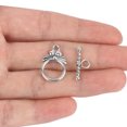 20kits/Lot OT Clasp Connector Toggle Clasp Antique Silver Alloy Plated
