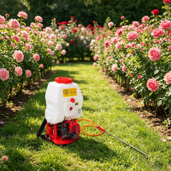 20l Backpack Sprayer With 25.4cc Engine, Adjustable Spray Range 6.56-24.25 Ft, High Pressure Pump, Mist Duster For Trees Crops And Garden