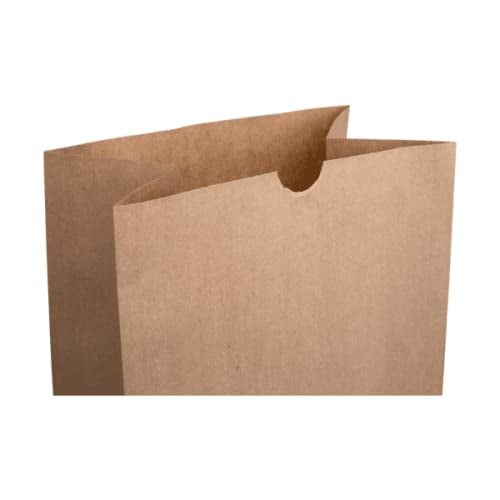 20lb Paper Lunch Bags - Kraft, 500 Count - Versatile Paper Lunch Bags for Food or Commodities - Sturdy, Self-Standing, Reusable