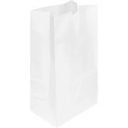 20lb Paper Lunch Bags - White, 500 Count - Versatile Paper Lunch Bags for Food or Commodities - Sturdy, Self-Standing, Reusable