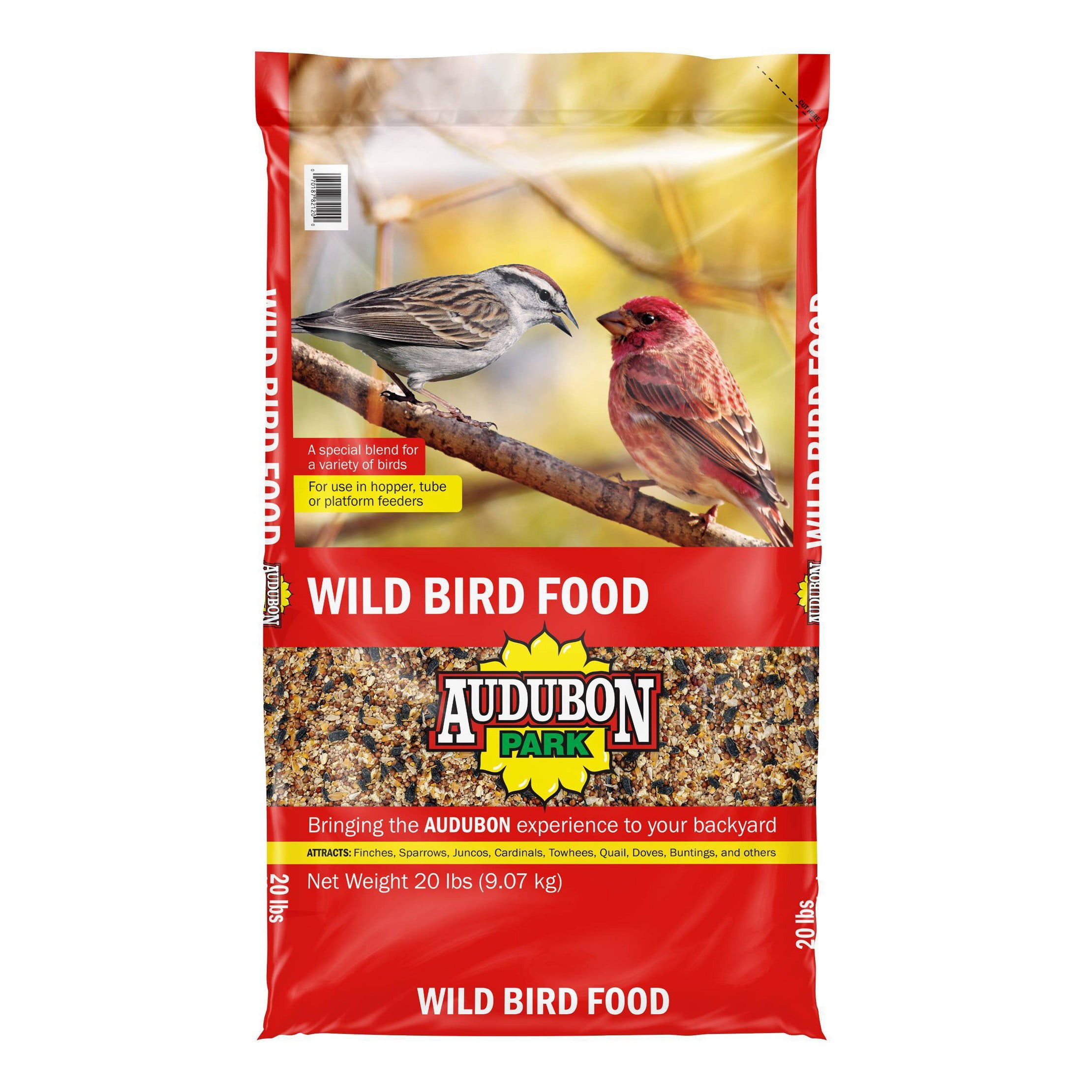 20lb Wild Bird Food: Nutritious Mix for Quail & Doves, Ideal for Year-Round Feeding