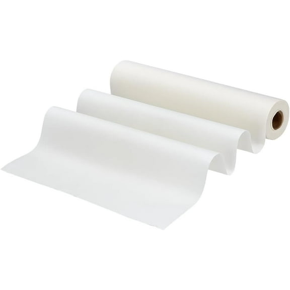 20m/21.87yards Half Raw Rice Paper Roll 14 inch Wide Chinese Calligraphy Brush Ink Writing Sumi/Xuan Paper