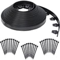 thumbnail image 1 of 66FT Landscape Edging Border,Extra Tall 2IN Flexible Plastic Garden Edging Border Kit with 90 Stakes,DIY Landscape Border,Flower Bed Edging Lawn Fence Edge for Yard,Tree,Grass & Landscaping,Black, 1 of 1