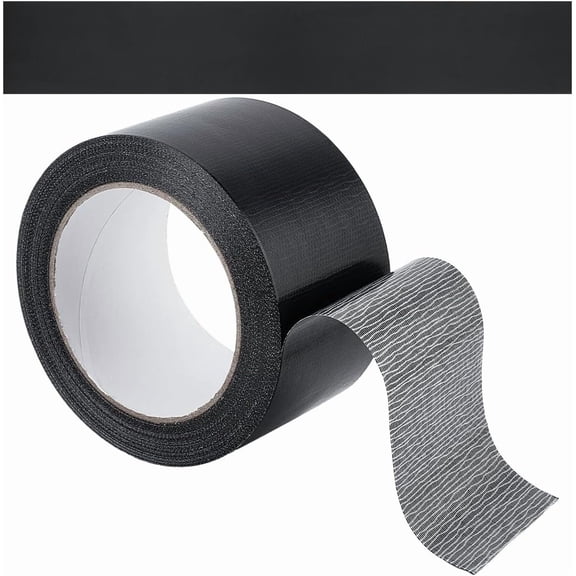 20m x 60mm Bookbinding Repair Tape Black Fabric Tape Adhesive Duct Tape Safe Cloth Library Book Seam Sealing Hinging Craft Tape for Webbing Repair Camouflage DIYDIY