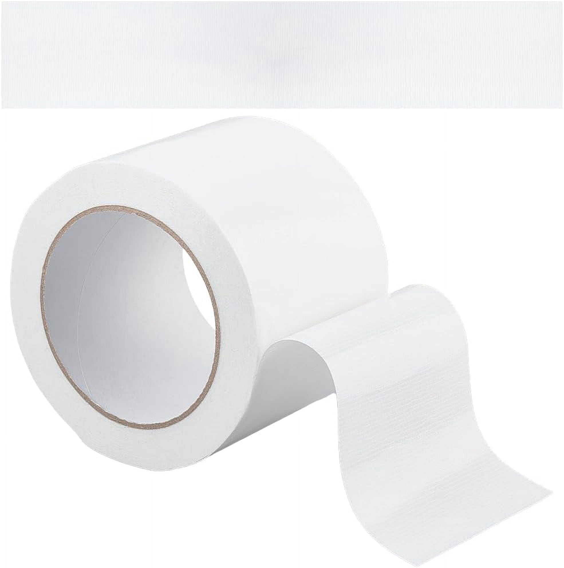 20m x 80mm Bookbinding Repair Tape White Fabric Tape Adhesive Duct Tape ...