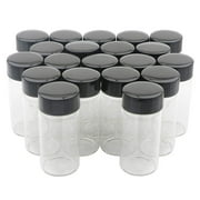 20ml 0.7 oz Clear Glass Vials Liquid Sample Glass Bottles Screwcap Lab Capacity Container Pack of 20