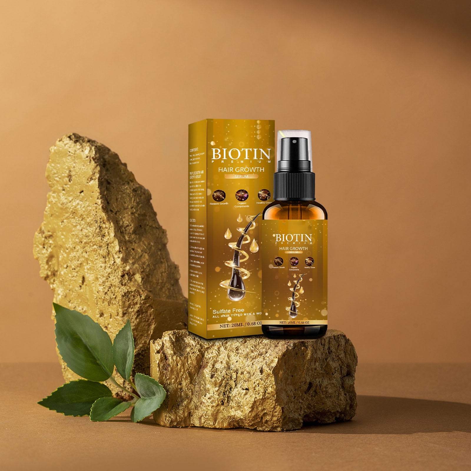 20ml Biotin Hair Growth, Biotin Thickening Herbal, Biotin Hair Growth