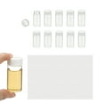 thumbnail image 1 of 20ml Clear Glass Vials, 10Pcs Sample Vials with Screw Cap Reagent Media Bottle with Labels Leak-Proof Liquid Sample Glass Vial for Lab Laboratory, 1 of 6