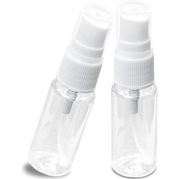 20ml Spray Bottle, 2 PCS Travel-Size Mini Spray Bottles, Transparent Plastic Fine Mist Sprayer, Compact Holiday Travel For Toiletries And Cosmetics