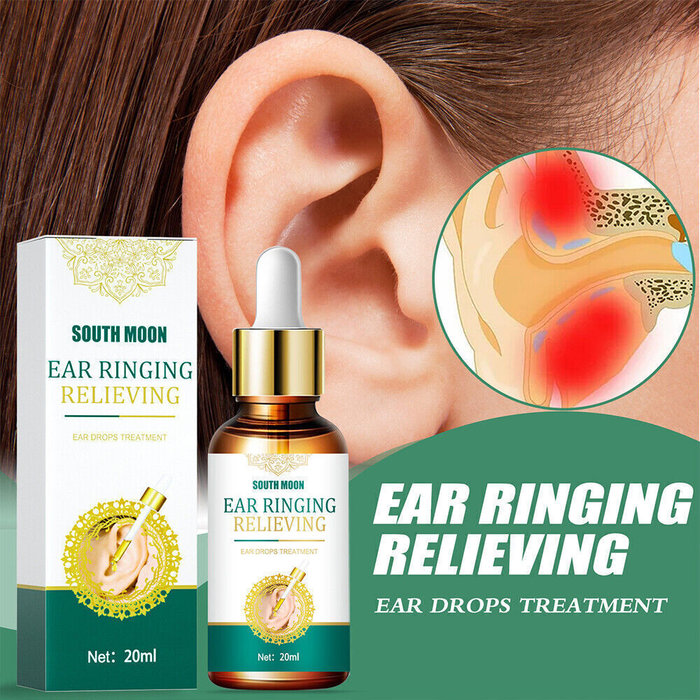 20ml Tinnitus Ear Drop Ear Ringing Relief Treatment Oil Ear Infection