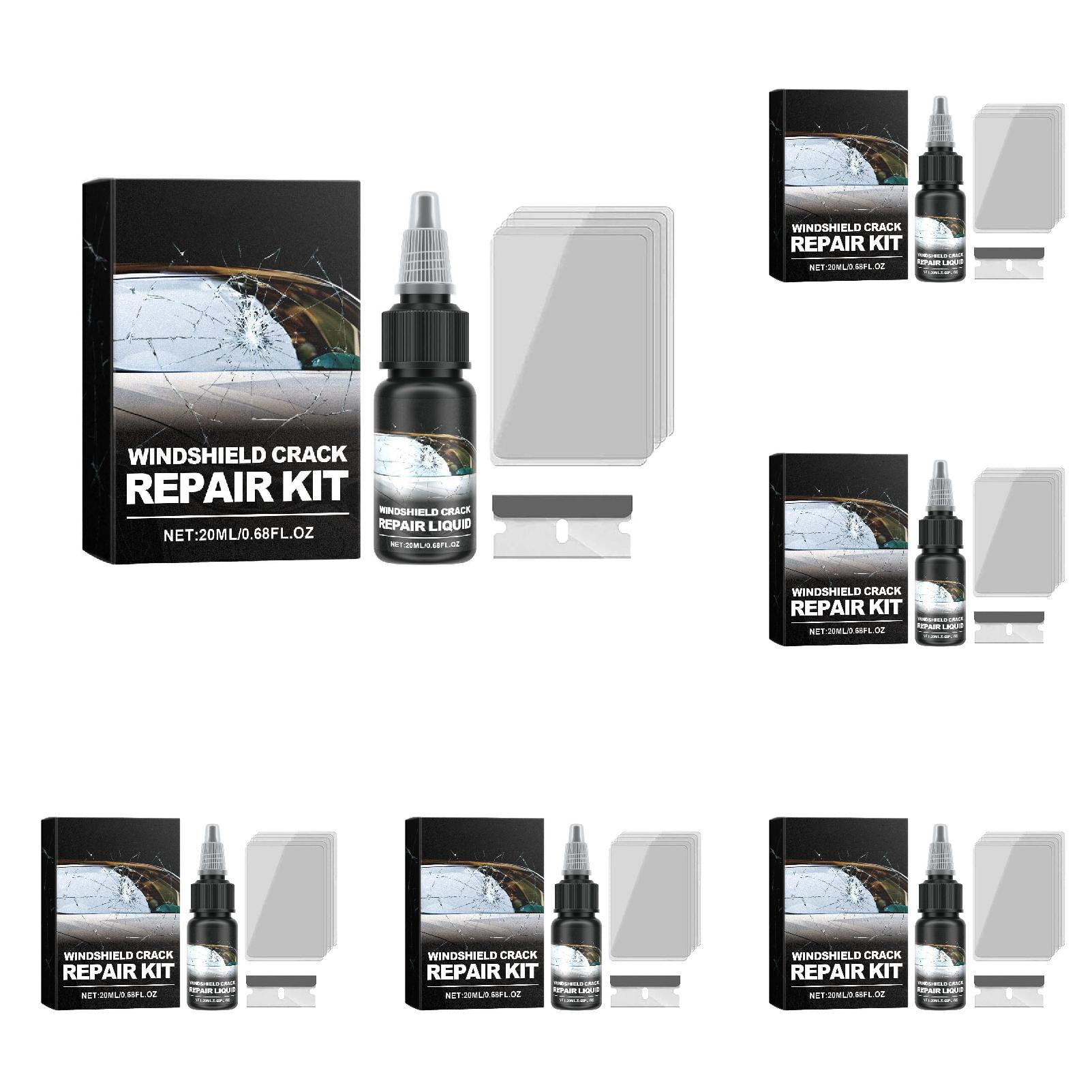 20ml Windshield Nano Kit Quick Fix For Chips Cracks Clear Restoration