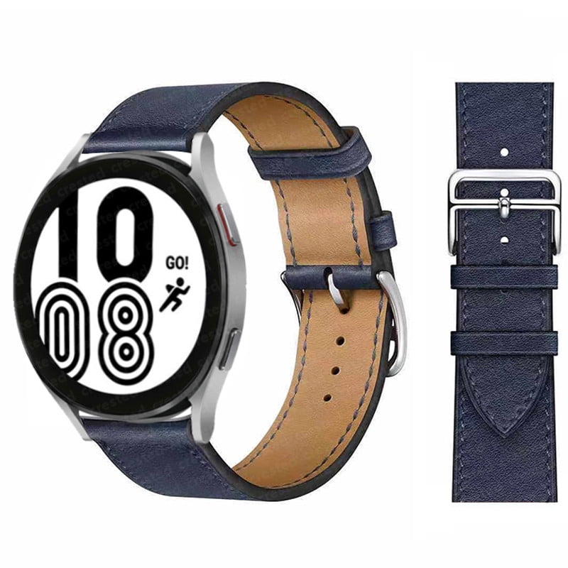 20mm 22mm Leather Band For Samsung Galaxy watch Active 2/3/46mm/42mm/S3