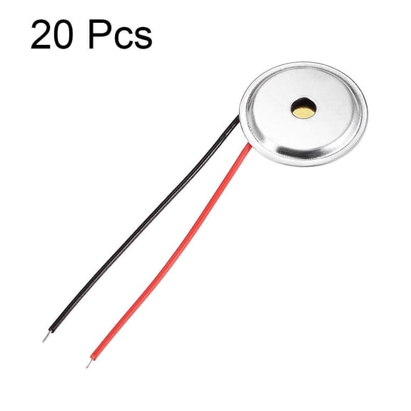 20mm Acoustic Pickup Transducer Microphone Element CBG Guitar Piezo Discs 20Pcs