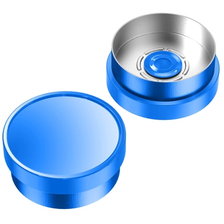 20mm Aluminum-Plastic Flip Top Caps for Glass Vial Blue 100PCS