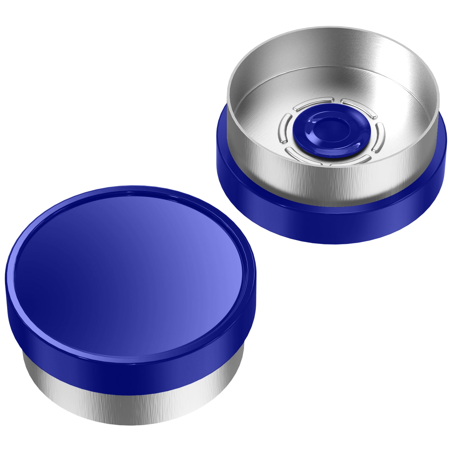 20mm Aluminum-Plastic Flip Top Caps for Glass Vial Dark Blue 100PCS ...