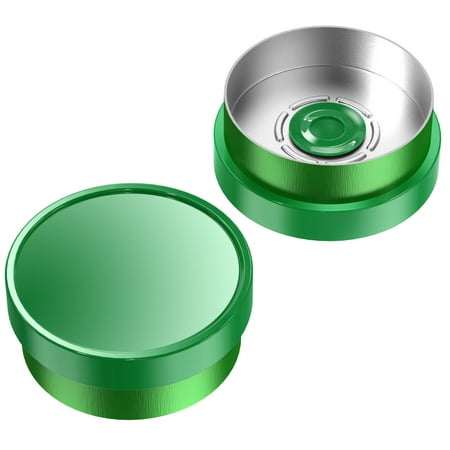 20mm Aluminum-Plastic Flip Top Caps for Glass Vial Green 100PCS
