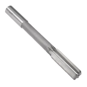 20mm Chucking Reamer HSS H7 6 Straight Flutes Machine Milling Cutter-Tool, for Drilling and Milling Machines