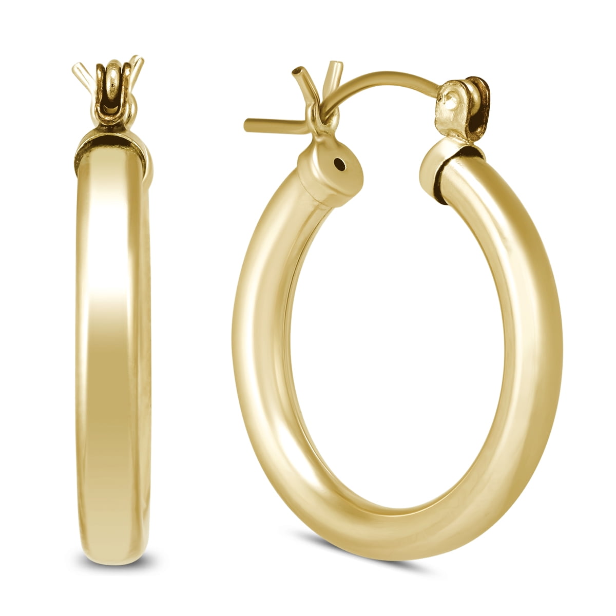 20mm Diameter 14K Yellow Gold Filled Hoop Earrings