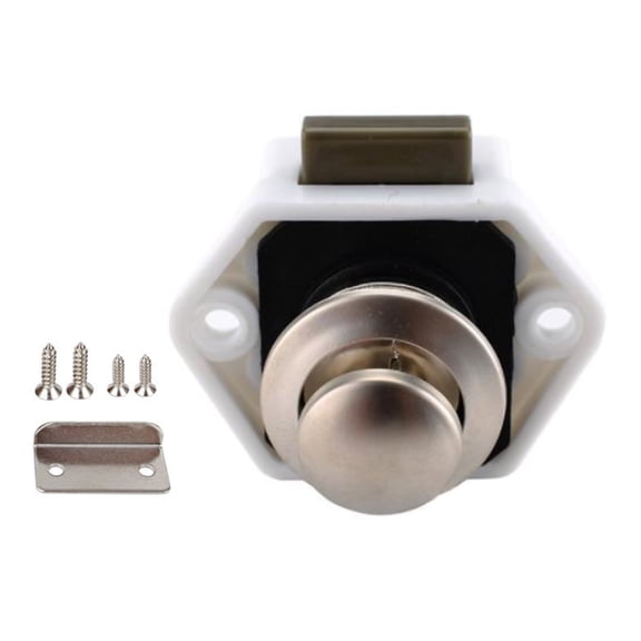 20mm Diameter Push Lock Button Latch for Car Boat Furniture Hardware