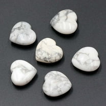 20mm Heart-Shaped Natural Crystal Agate Stones - Holeless Bare Stone DIY Decorations, Small Healing Crystal Ornaments, Unique Craft Supplies for Jewelry & Home Decor