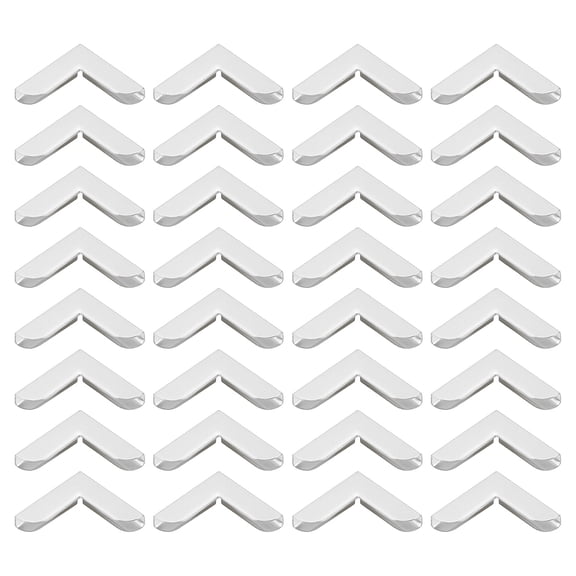 20mm Metal Book Corners, 150pcs Photo Corners Book Corners Protector Metal for Scrapbook Book Binding, Silver Tone