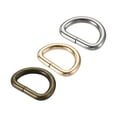 thumbnail image 1 of 20mm Metal D-Rings Buckle Electroplated 3 Color (Total 15 Pack), 1 of 5