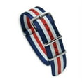 thumbnail image 1 of 20mm Military MoD Nylon Watch Strap - Blue Red White, 1 of 1