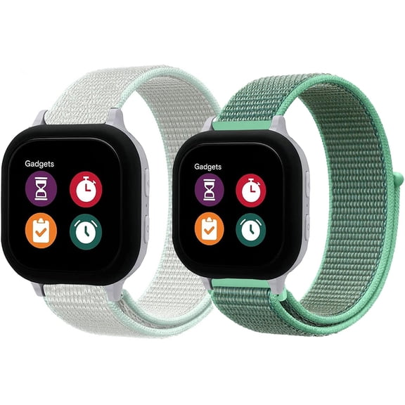 20mm Nylon Replacement Band Compatible with Gizmo 3/2/1, Gabb, 2 Pack