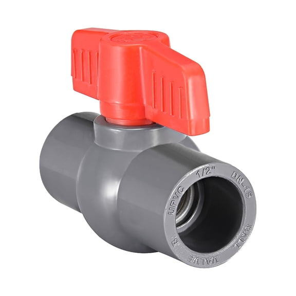 20mm Ball Valve for Water Supply Pipe Slip Connection Grey