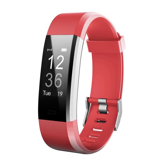 20mm Replacement Band Silicone Smart Watch Wrist Strap for ID115Plus HR (Red)