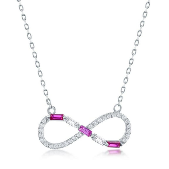 20mm Sideways Reversible Cross with Paperclip Link Design Chain and Simulated Diamond CZ 16+2” Necklace | Gold Plated Sterling Silver Jewelry for First Communion, or Confirmation