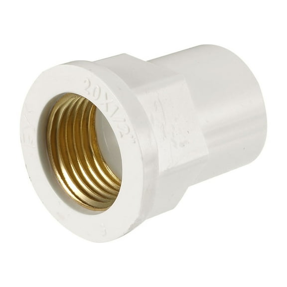 20mm Slip x 1/2 PT Female Brass Thread Pipe Fitting Adapters