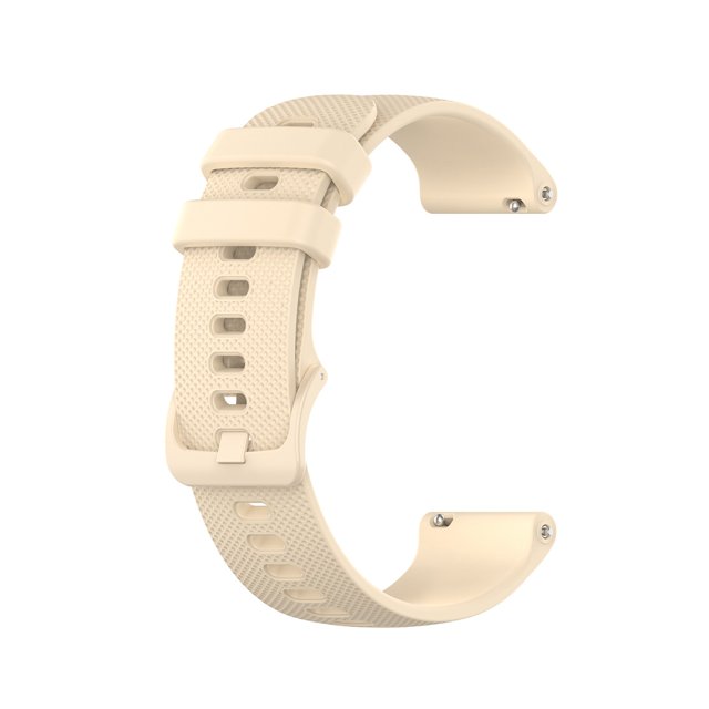【20mm】Solid Color Silicone Textured Watch Strap For VenU Sq And VenU