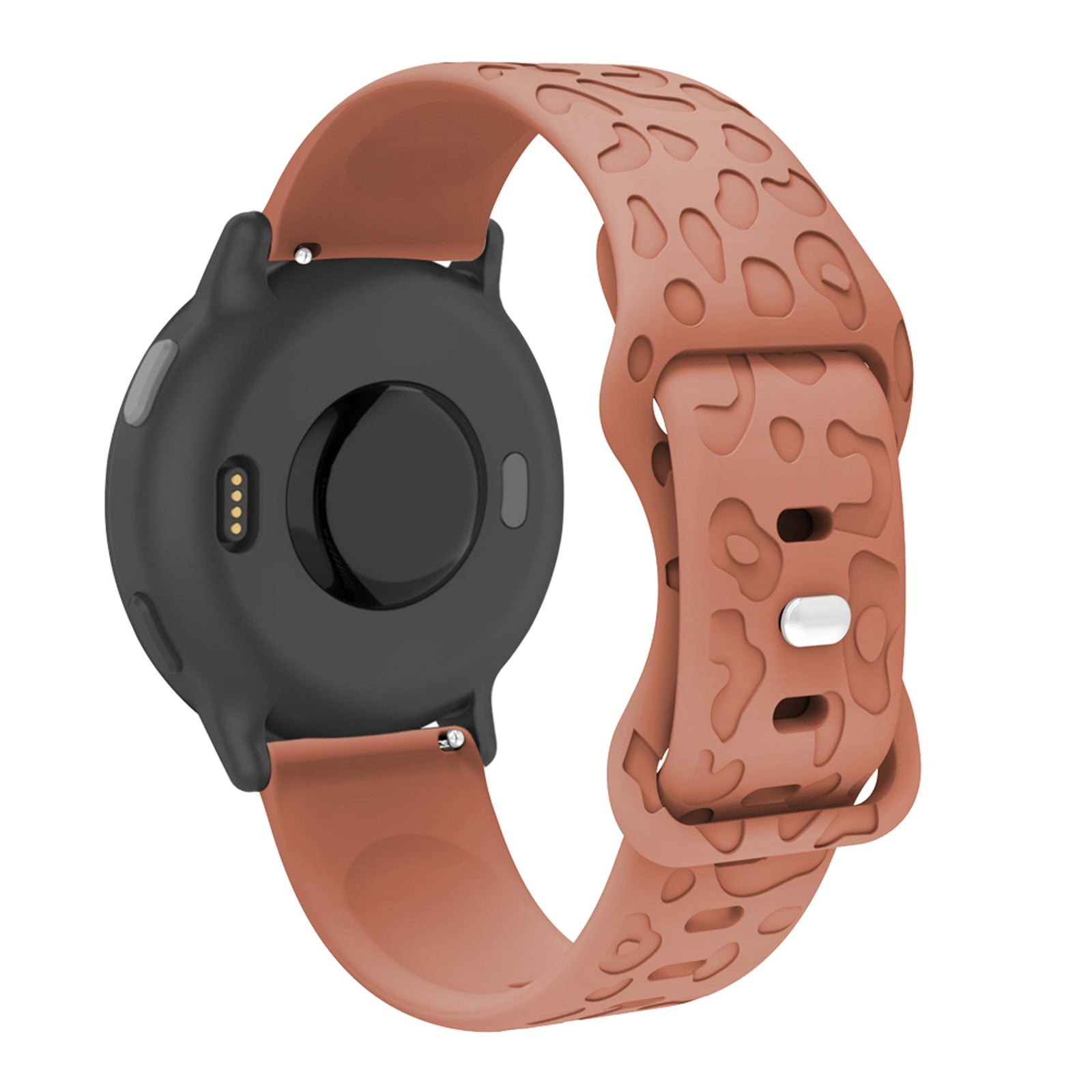 【20mm】 Sporty Breathable Silicone Watch Band Sweatproof Water Proofing