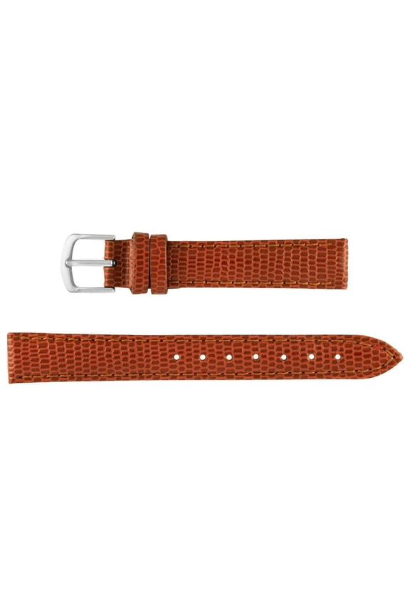 20mm Tan Java Lizard Grain Women's Long Watch Strap