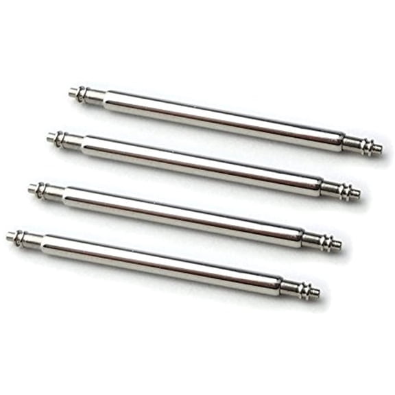 20mm Watch Spring Bars, Pins, Heavy Duty Spring Bar, 4 Pack Stainless Steel Watch Band Pins, 1.8mm Diameter