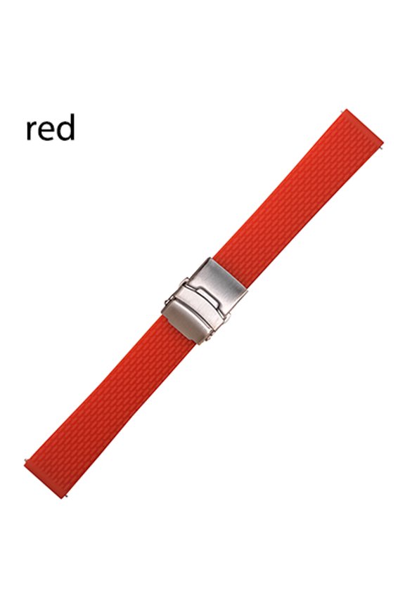 20mm Watch Strap Genuine 22mm Watch Band 18-24mm Watch Accessories Soft Silicone Strap