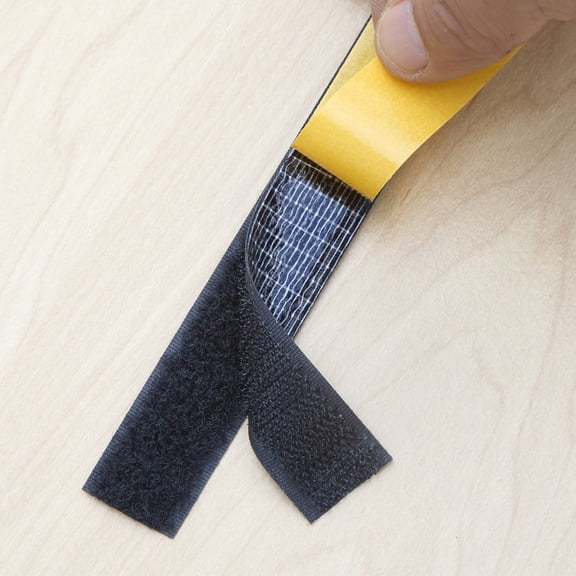20mm Wide Heavy Duty Hook and Loop Tape - 1 Meter Strong Sticky Back for Auto Trim & Fabric Crafts