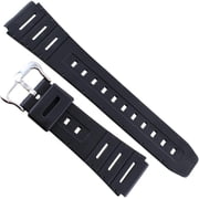 20mm rubber Replacement Resin Watch Band fits Casio CA-53W-1 CA-61W-1 FT-100W-1 W-520U-1 W-720-1 W-720G-9