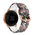 thumbnail image 1 of 20mm watch strap for Samsung Galaxy Watch active 2/42mm Gear S2/Sport band Printed silicone bracelet Amazfit bip active2 42 mm, 1 of 8