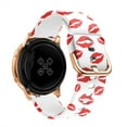 thumbnail image 1 of 20mm watch strap for Samsung Galaxy Watch active 2/42mm Gear S2/Sport band Printed silicone bracelet Amazfit bip active2 42 mm, 1 of 8