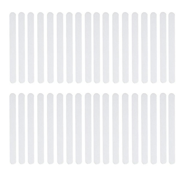 Zovuta 20mm x 200mm, HighTraction Grip Solution NonSlip Safety Strips for Bathtub & Shower