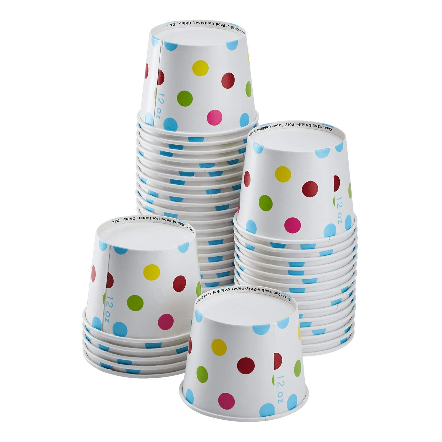 [20oz - 600 ct] Paper Ice Cream Cups & Soup Bowls for Hot/ Cold Food ...