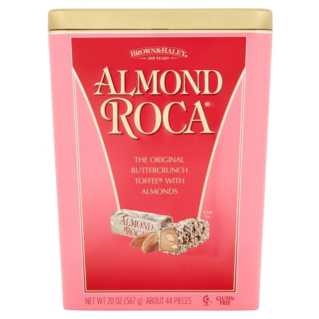 20oz ALMOND ROCA Tapered Tin - Walmart.com